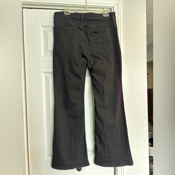 Old Navy High Waisted Wow Flare Jeans - Size 12, Black Jack - Picture 12 of 15